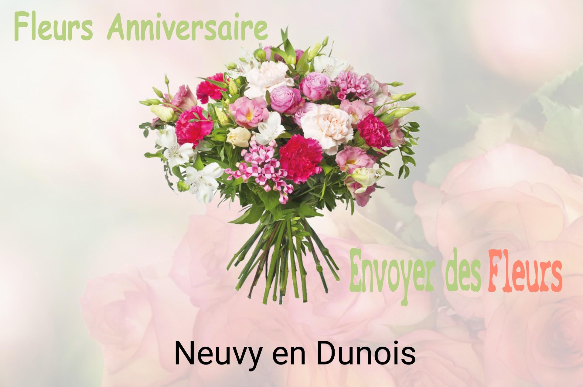 Bouquet de fleurs d’anniversaire livré à Neuvy-en-Dunois